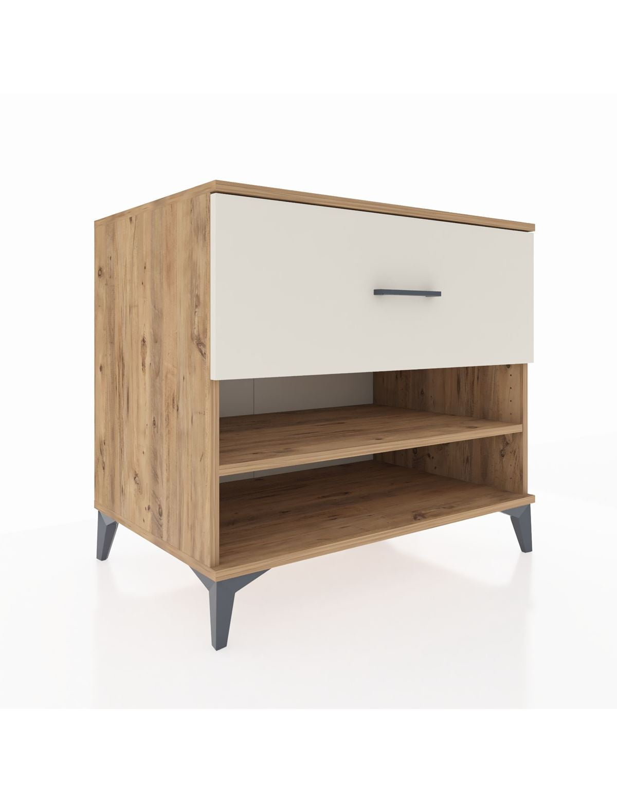 Kronos Şifonyer Tek Raflı Tek Çekmeceli 88x59x80 Çam-Aytaşı