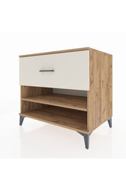 Kronos Şifonyer Tek Raflı Tek Çekmeceli 88x59x80 Çam-Aytaşı
