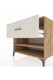 Kronos Şifonyer Tek Raflı Tek Çekmeceli 88x59x80 Çam-Aytaşı