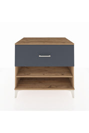 Kronos Şifonyer Tek Raflı Tek Çekmeceli 88x59x80 Çam-Antrasit