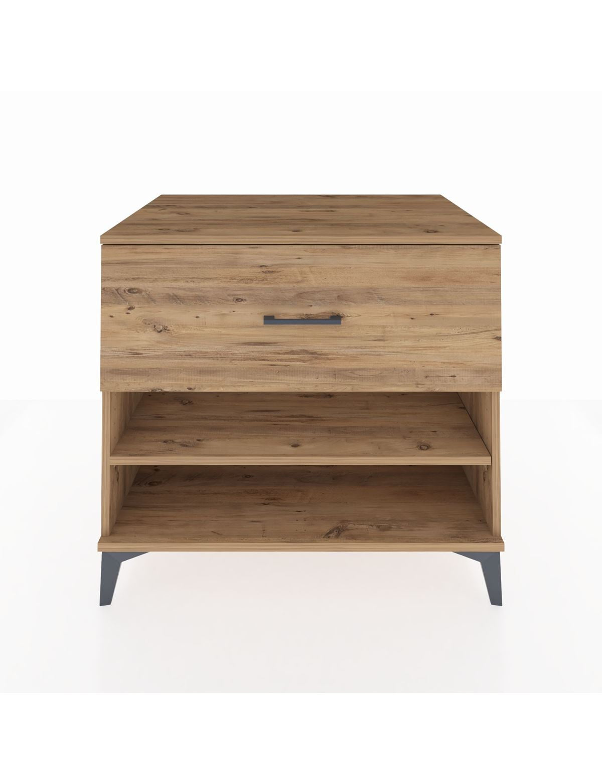 Kronos Şifonyer Tek Raflı Tek Çekmeceli 88x59x80 Çam-Çam