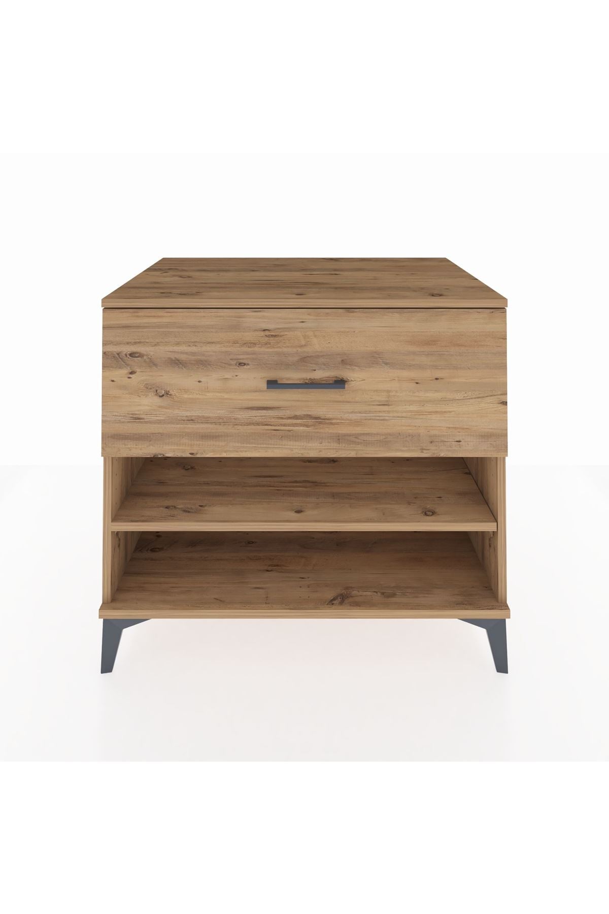 Kronos Şifonyer Tek Raflı Tek Çekmeceli 88x59x80 Çam-Çam