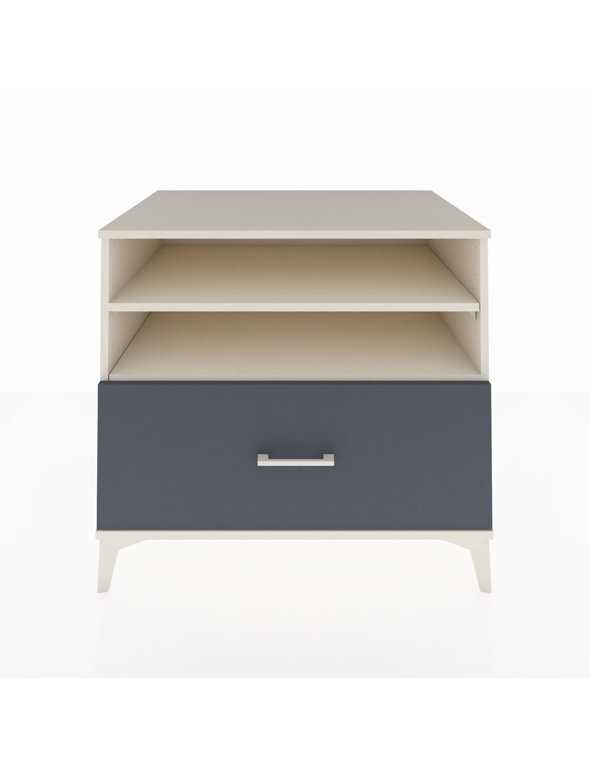 Kronos Şifonyer 2 Raflı Tek Çekmeceli 88x59x80 Aytaşı-Antrasit