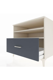 Kronos Şifonyer 2 Raflı Tek Çekmeceli 88x59x80 Aytaşı-Antrasit