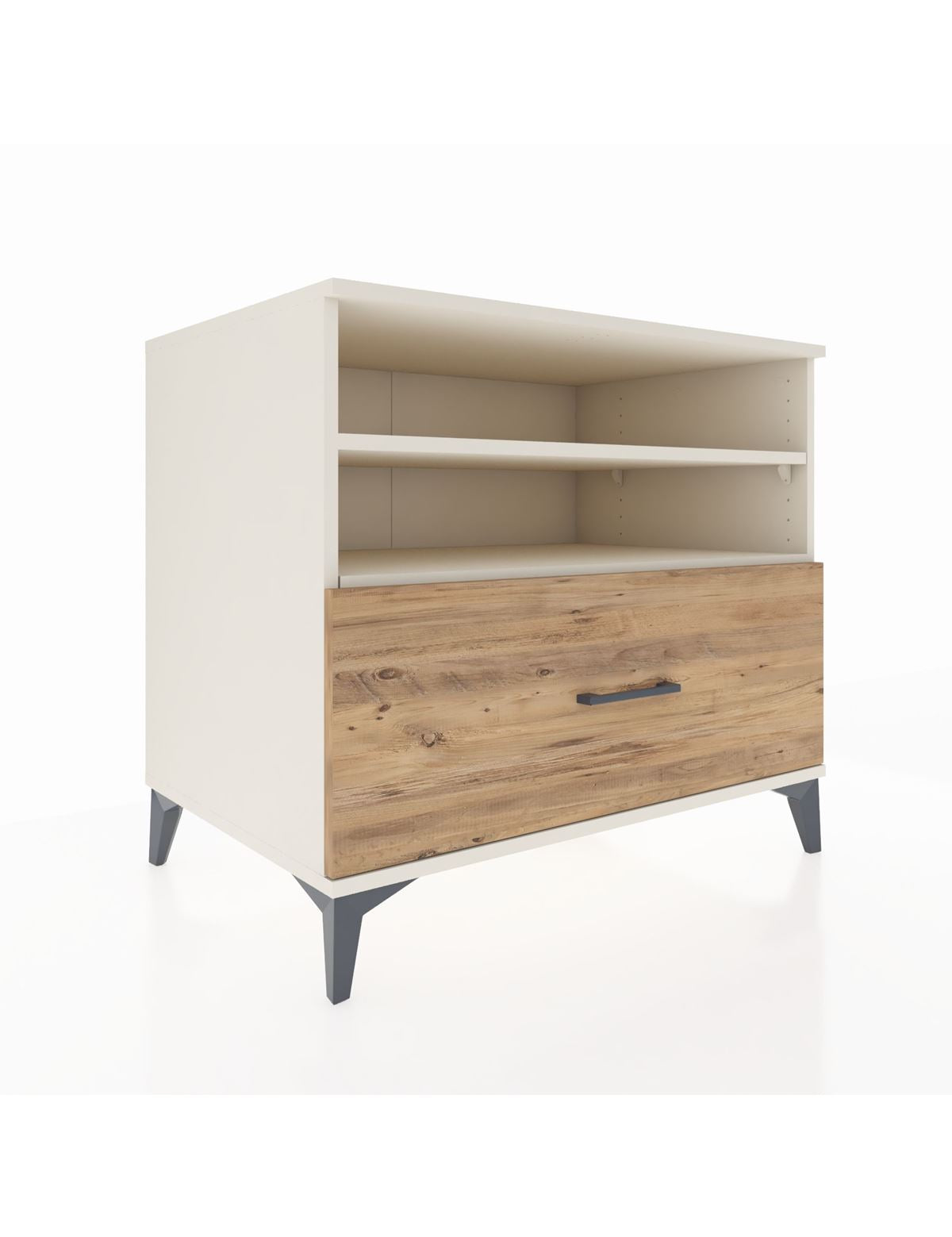 Kronos Şifonyer 2 Raflı Tek Çekmeceli 88x59x80 Aytaşı-Çam