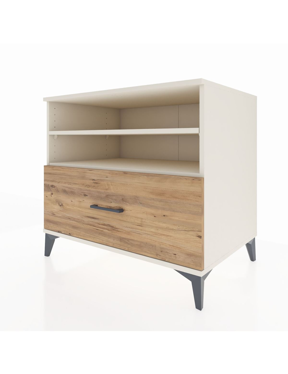 Kronos Şifonyer 2 Raflı Tek Çekmeceli 88x59x80 - S69M013V3C