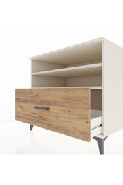 Kronos Şifonyer 2 Raflı Tek Çekmeceli 88x59x80 Aytaşı-Çam