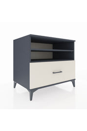 Kronos Şifonyer 2 Raflı Tek Çekmeceli 88x59x80 Antrasit-Aytaşı