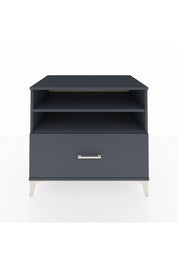 Kronos Şifonyer 2 Raflı Tek Çekmeceli 88x59x80 Antrasit-Antrasit