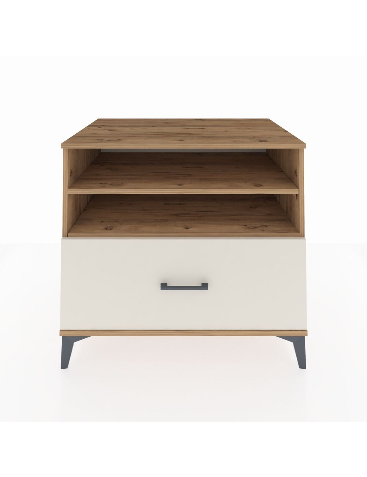 Kronos Şifonyer 2 Raflı Tek Çekmeceli 88x59x80 Çam-Aytaşı