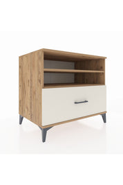 Kronos Şifonyer 2 Raflı Tek Çekmeceli 88x59x80 Çam-Aytaşı