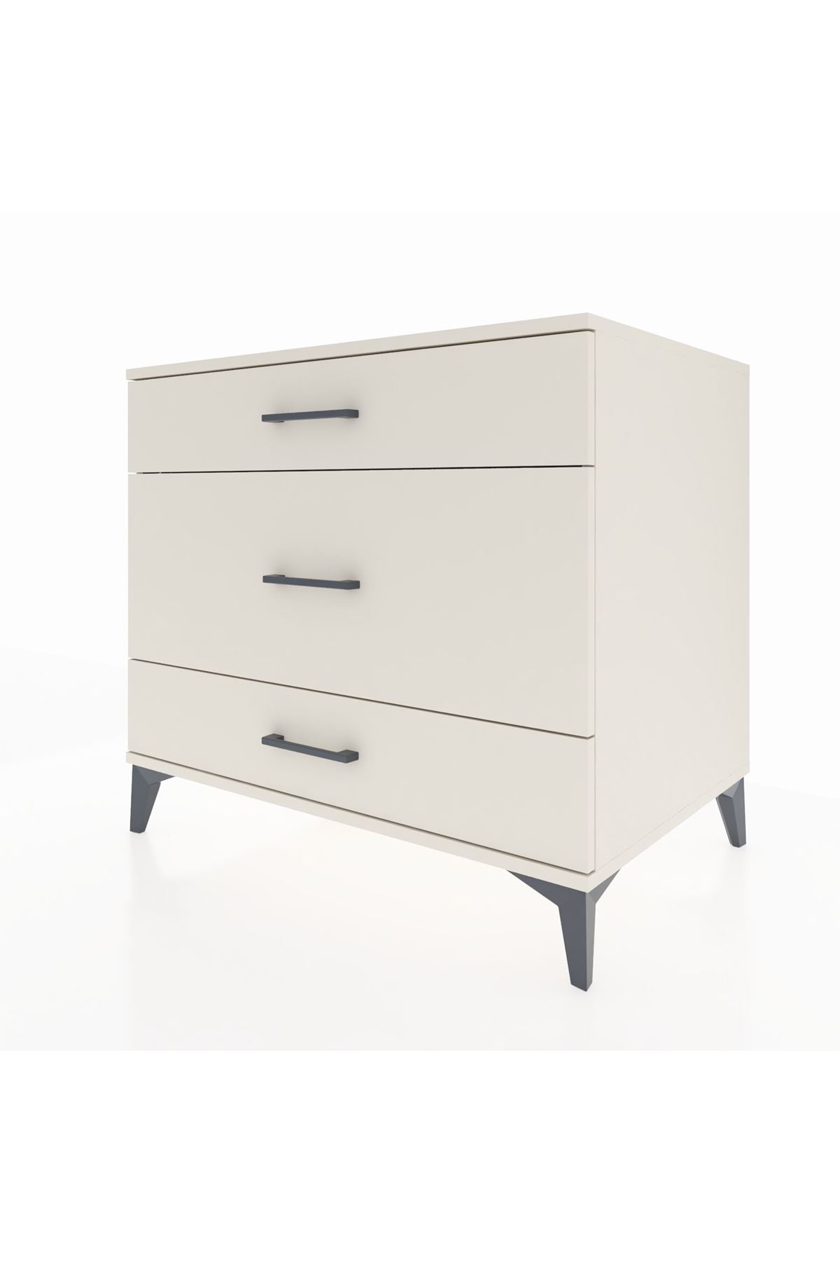 Kronos Şifonyer 3 Çekmeceli 88x59x80 Aytaşı-Aytaşı