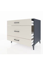 Kronos Şifonyer 3 Çekmeceli 88x59x80 Antrasit-Aytaşı