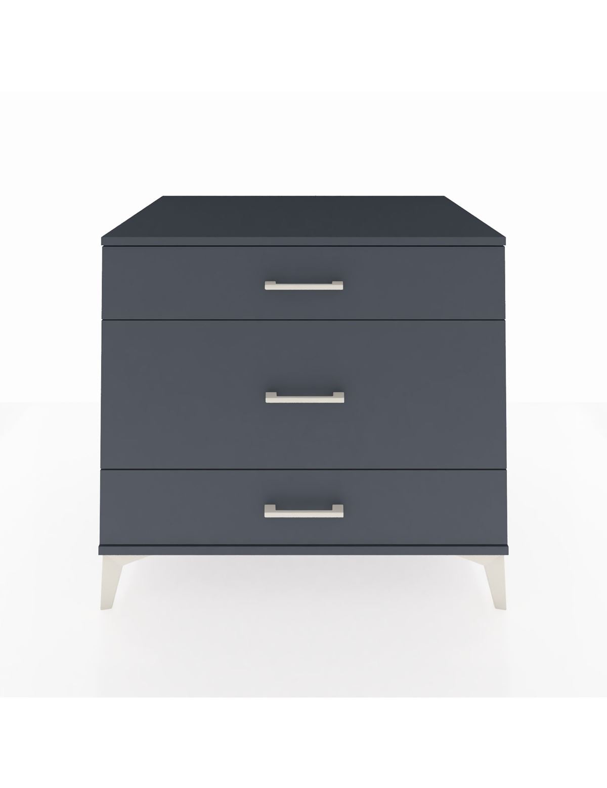 Kronos Şifonyer 3 Çekmeceli 88x59x80 Antrasit-Antrasit