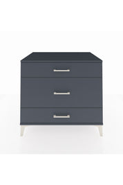 Kronos Şifonyer 3 Çekmeceli 88x59x80 Antrasit-Antrasit