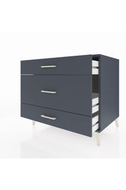 Kronos Şifonyer 3 Çekmeceli 88x59x80 Antrasit-Antrasit