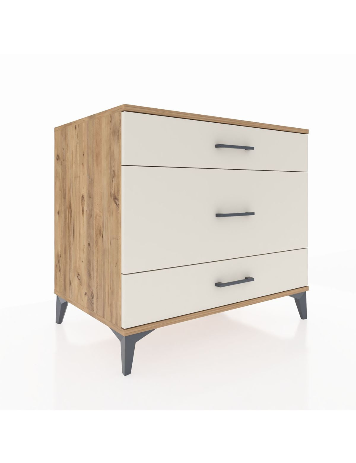 Kronos Şifonyer 3 Çekmeceli 88x59x80 Çam-Aytaşı