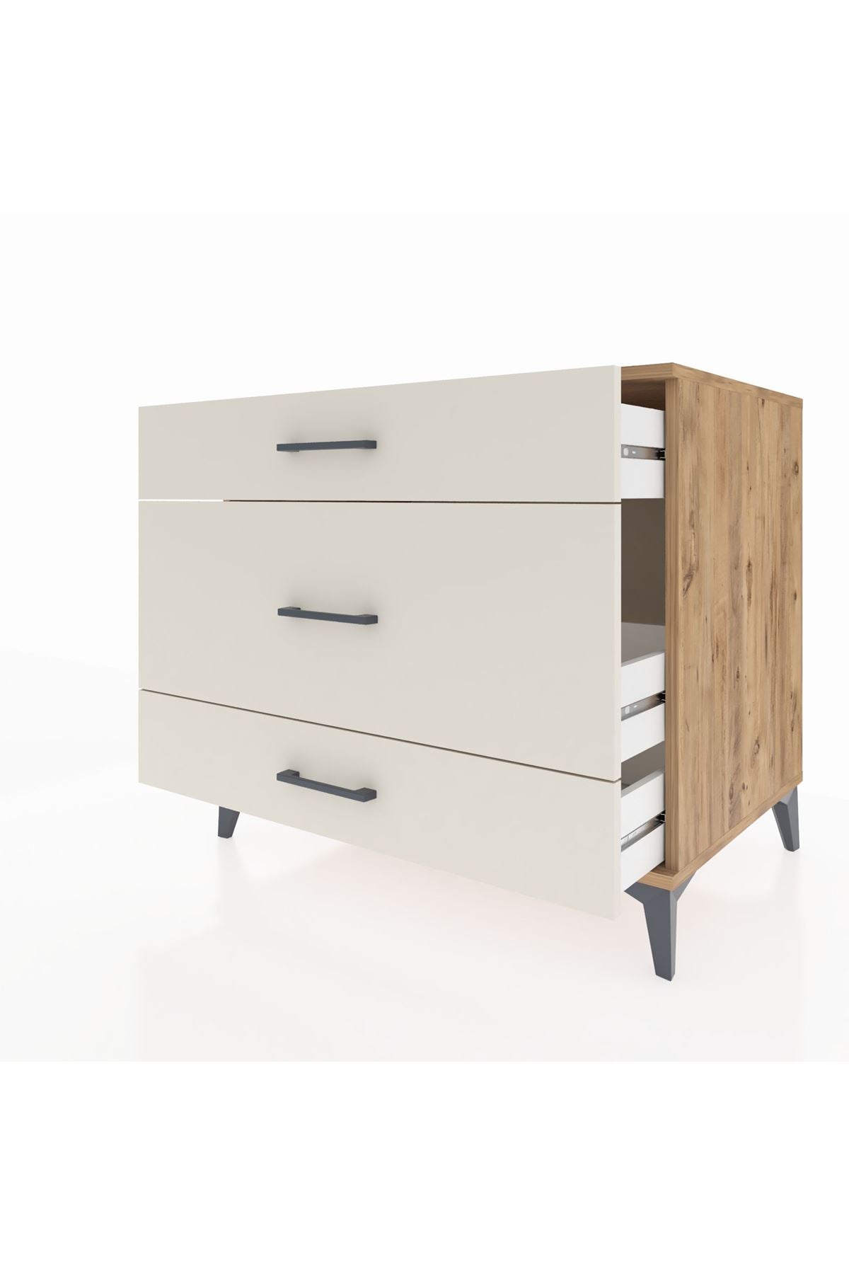 Kronos Şifonyer 3 Çekmeceli 88x59x80 Çam-Aytaşı