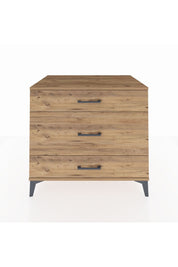 Kronos Şifonyer 3 Çekmeceli 88x59x80 Çam-Çam