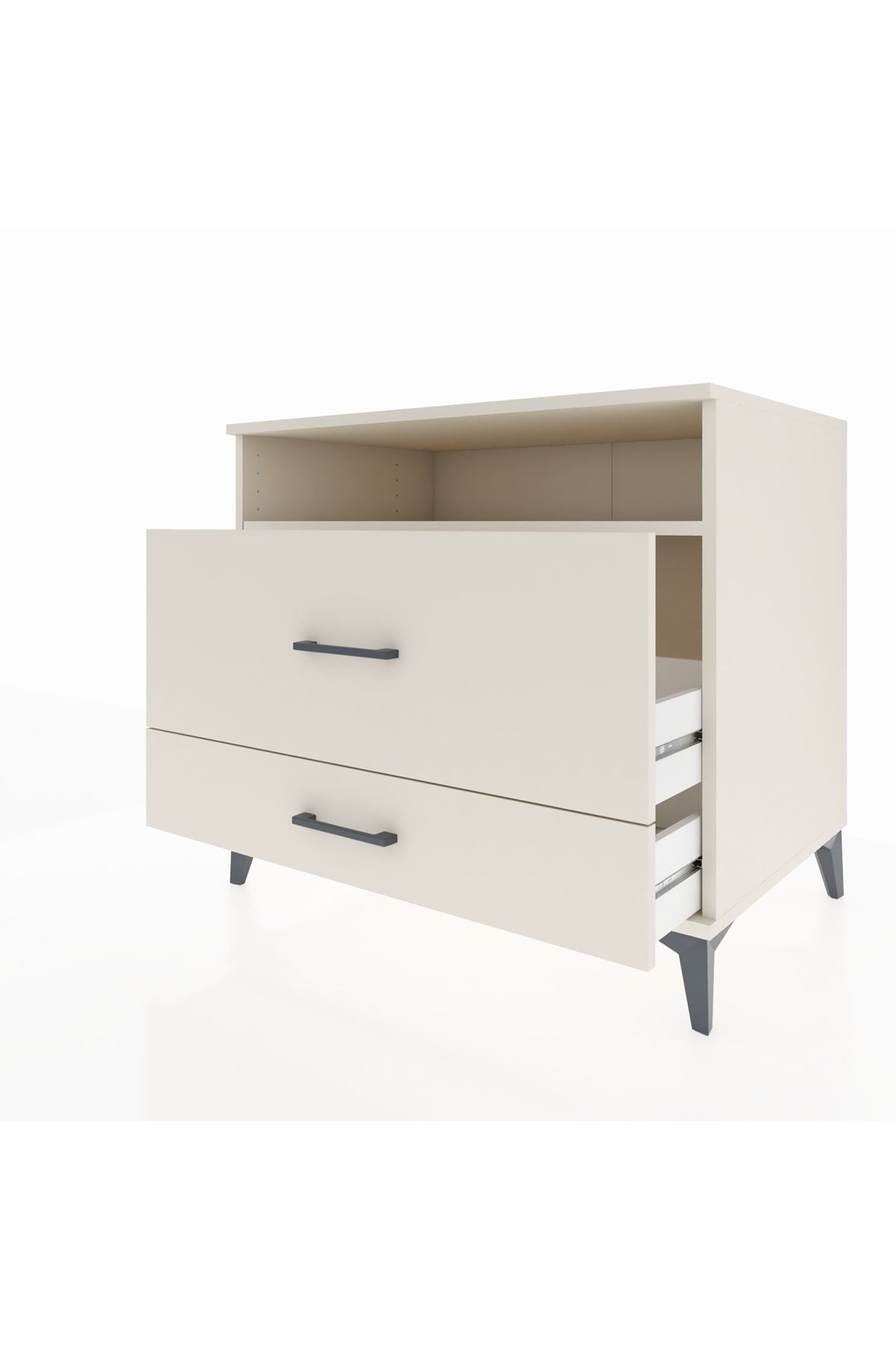 Kronos Şifonyer Tek Raflı 2 Çekmeceli 88x59x80 Aytaşı-Aytaşı