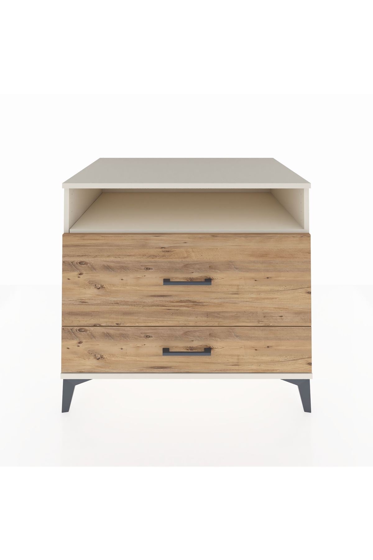 Kronos Şifonyer Tek Raflı 2 Çekmeceli 88x59x80 Aytaşı-Çam