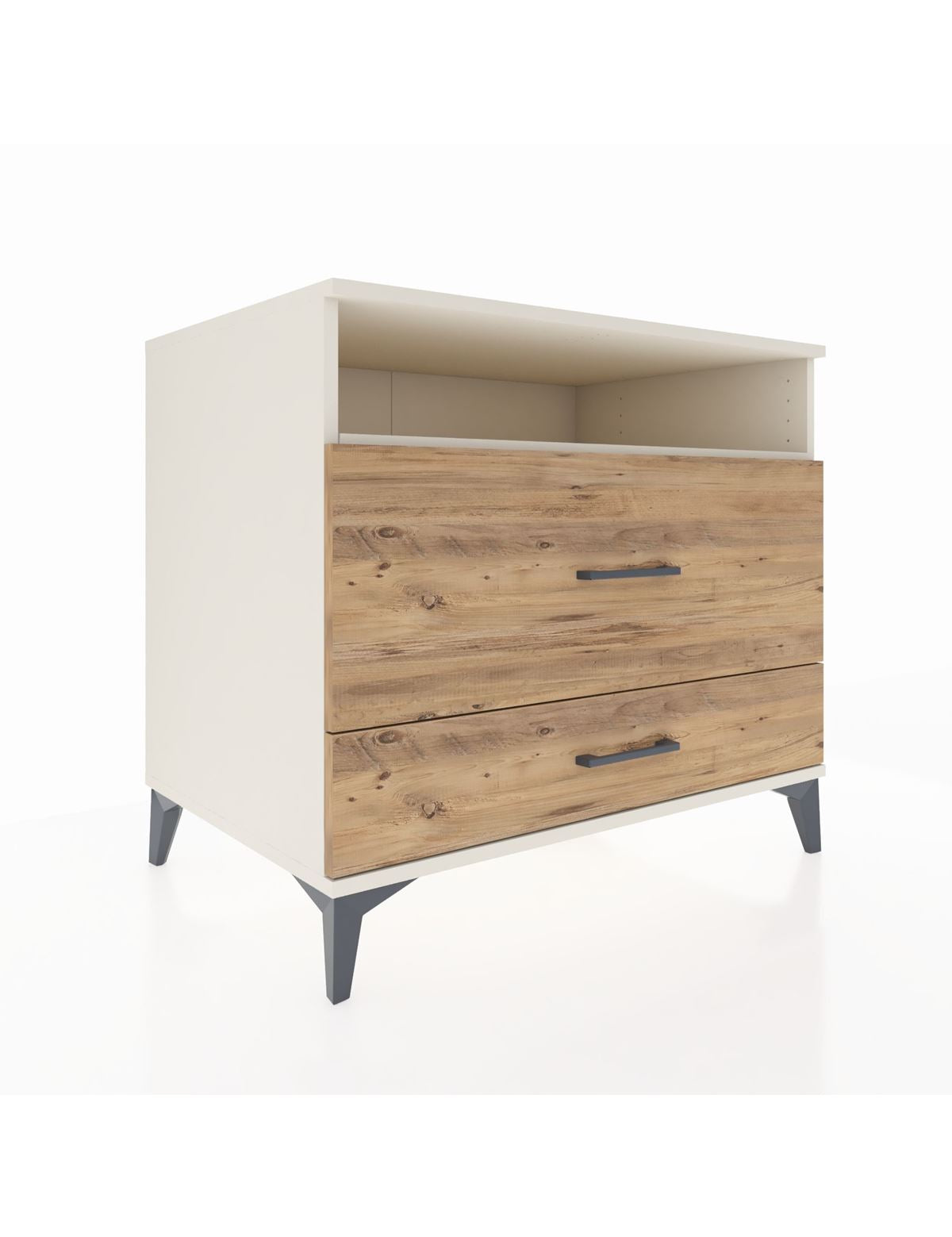 Kronos Şifonyer Tek Raflı 2 Çekmeceli 88x59x80 Aytaşı-Çam