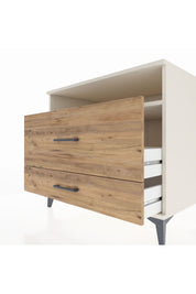 Kronos Şifonyer Tek Raflı 2 Çekmeceli 88x59x80 Aytaşı-Çam