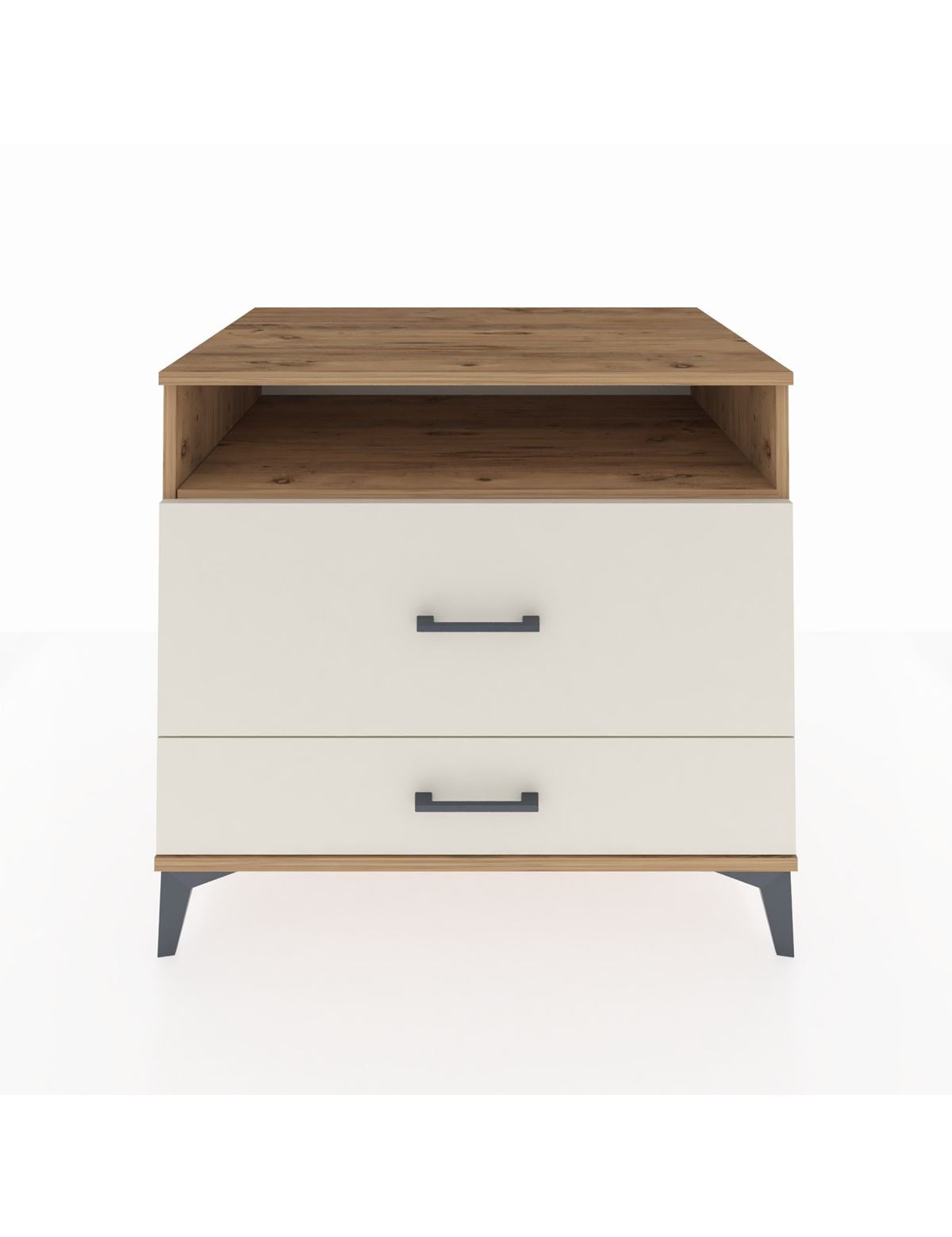 Kronos Şifonyer Tek Raflı 2 Çekmeceli 88x59x80 Çam-Aytaşı