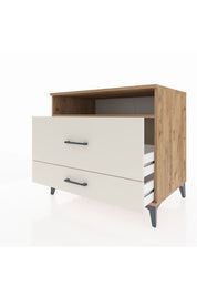 Kronos Şifonyer Tek Raflı 2 Çekmeceli 88x59x80 Çam-Aytaşı