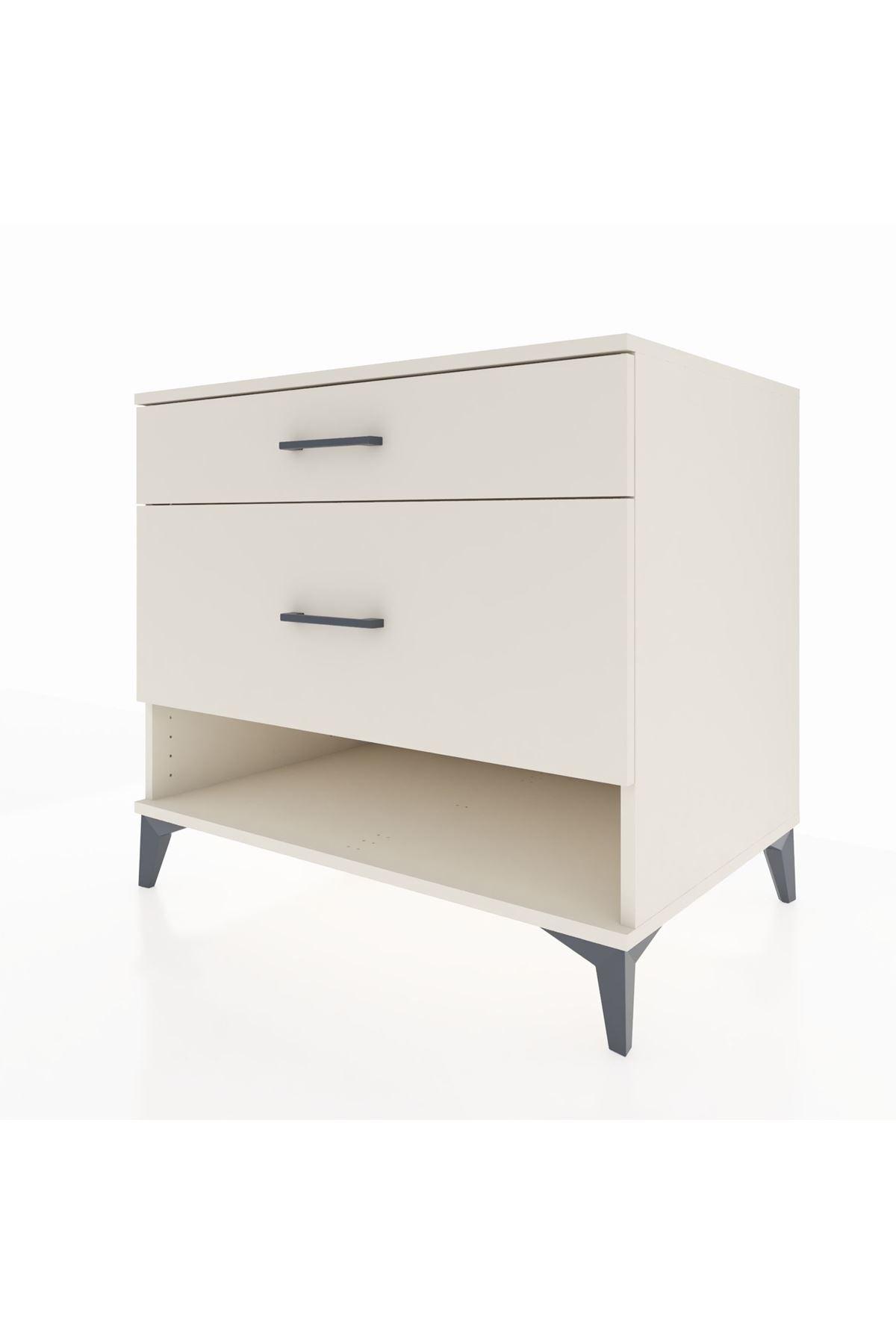 Kronos Şifonyer 2 Çekmeceli 88x59x80 Aytaşı-Aytaşı