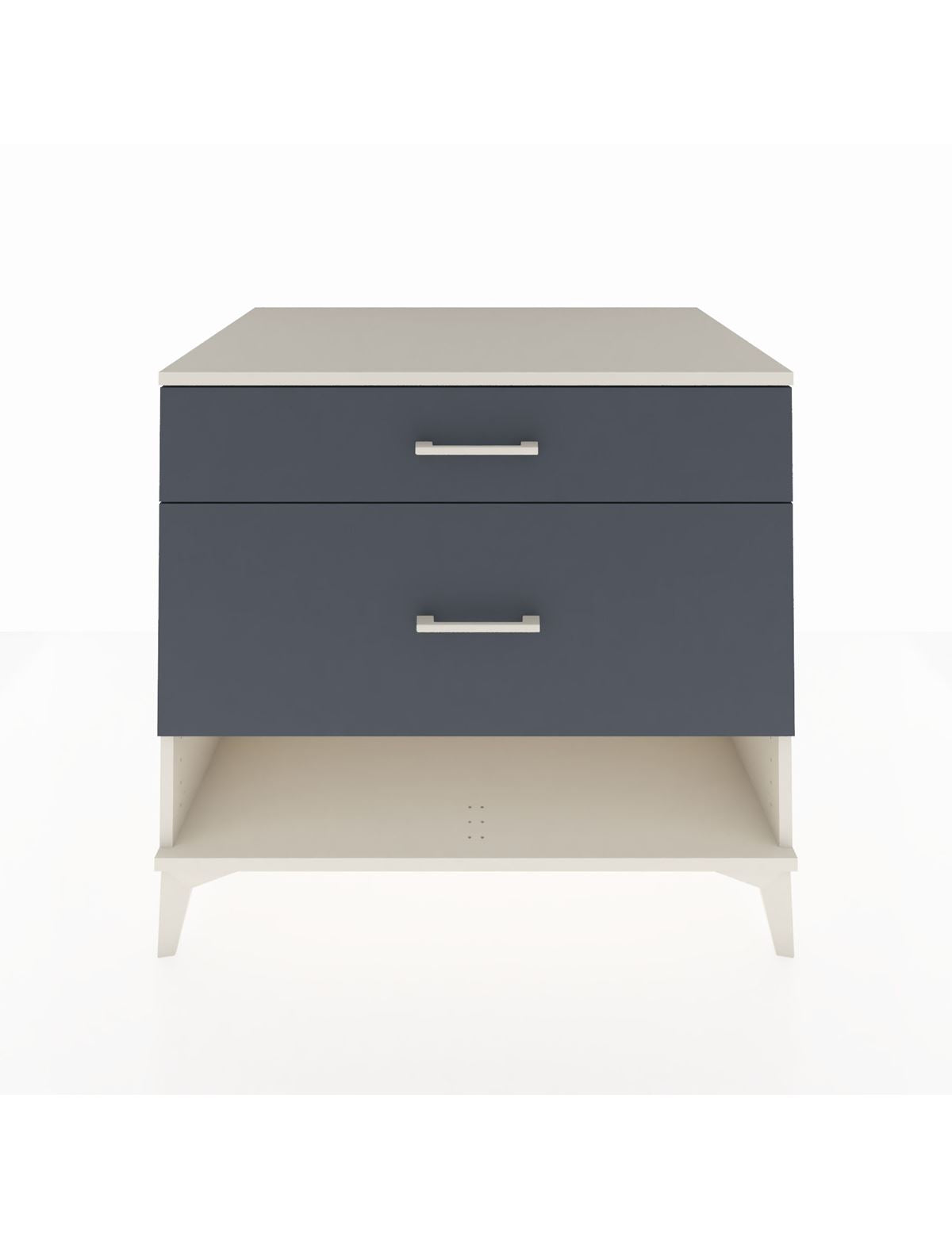 Kronos Şifonyer 2 Çekmeceli 88x59x80 Aytaşı-Antrasit