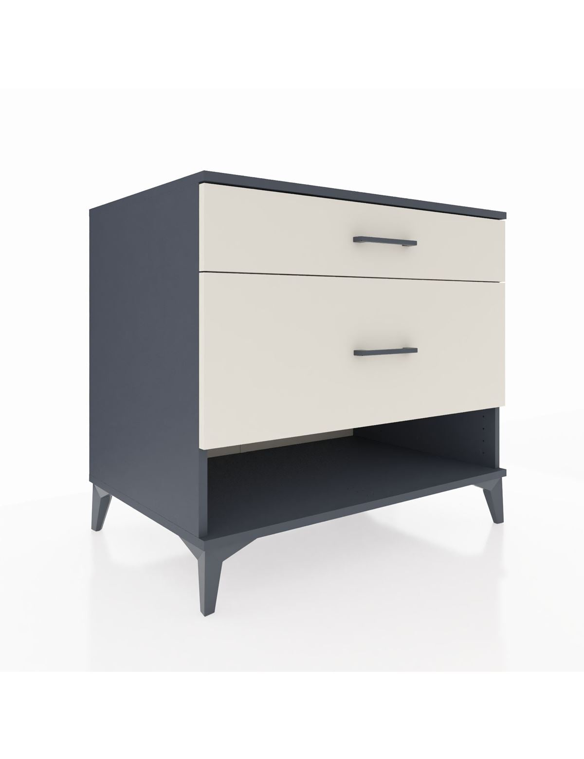 Kronos Şifonyer 2 Çekmeceli 88x59x80 Antrasit-Aytaşı