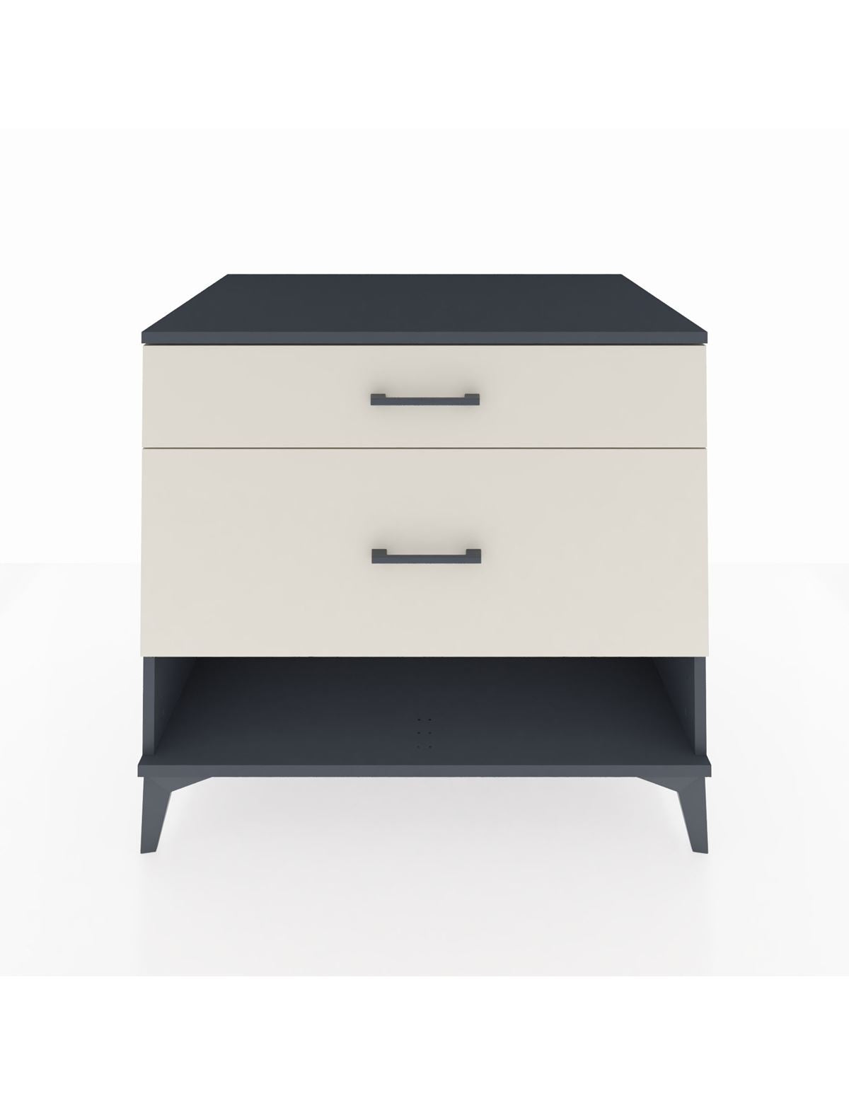 Kronos Şifonyer 2 Çekmeceli 88x59x80 Antrasit-Aytaşı