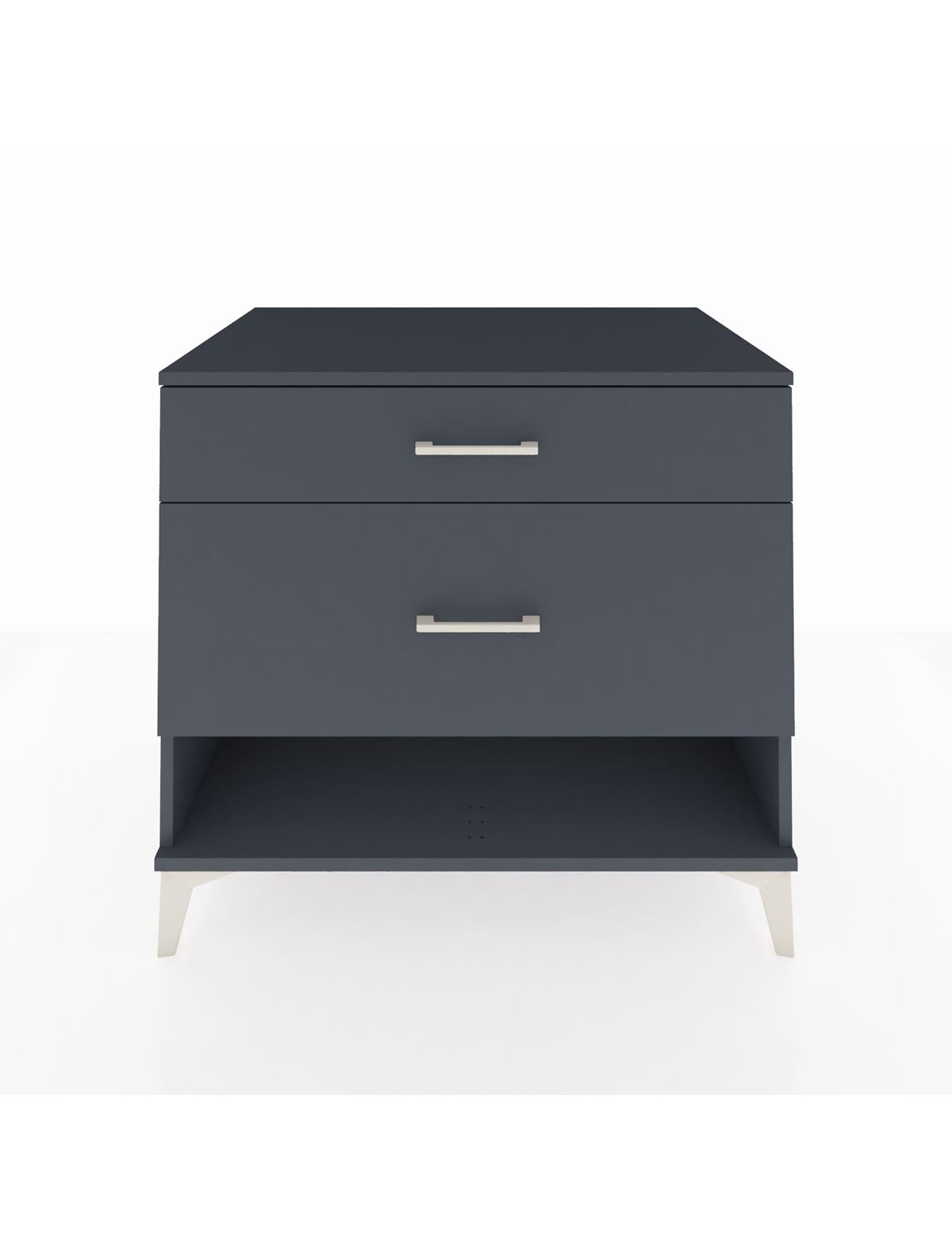 Kronos Şifonyer 2 Çekmeceli 88x59x80 Antrasit-Antrasit