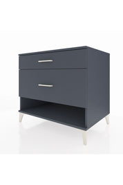 Kronos Şifonyer 2 Çekmeceli 88x59x80 Antrasit-Antrasit