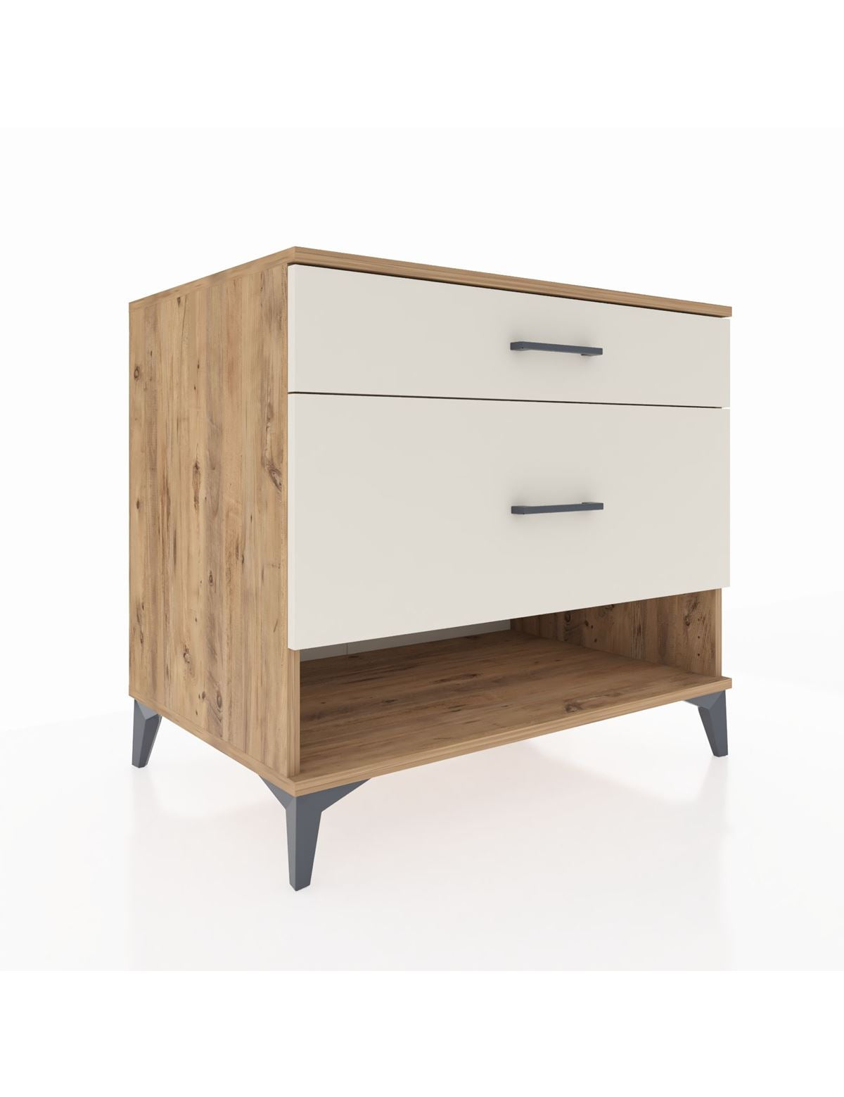 Kronos Şifonyer 2 Çekmeceli 88x59x80 Çam-Aytaşı