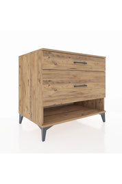 Kronos Şifonyer 2 Çekmeceli 88x59x80 Çam-Çam