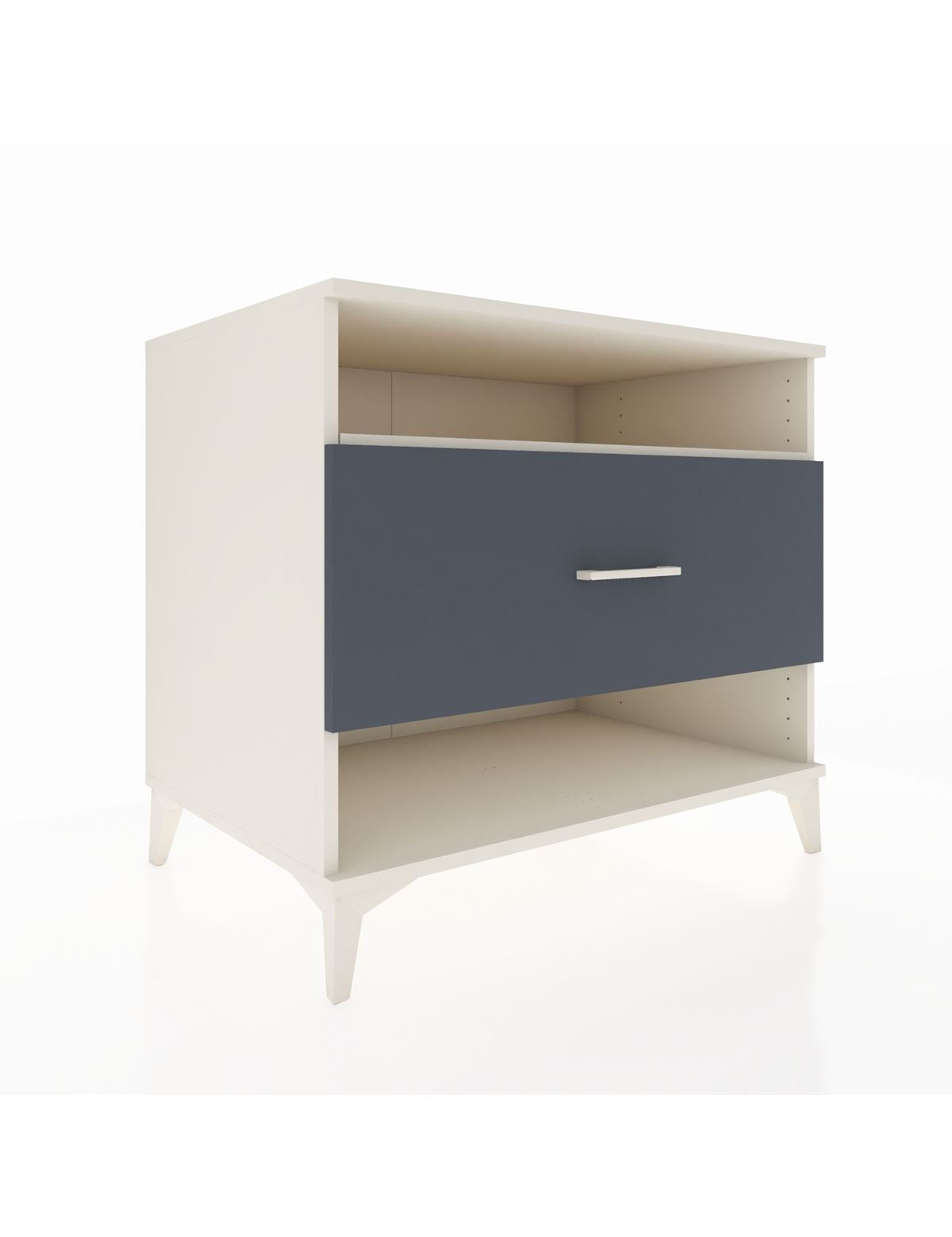 Kronos Şifonyer Tek Raflı Tek Çekmeceli 88x59x80 Aytaşı-Antrasit