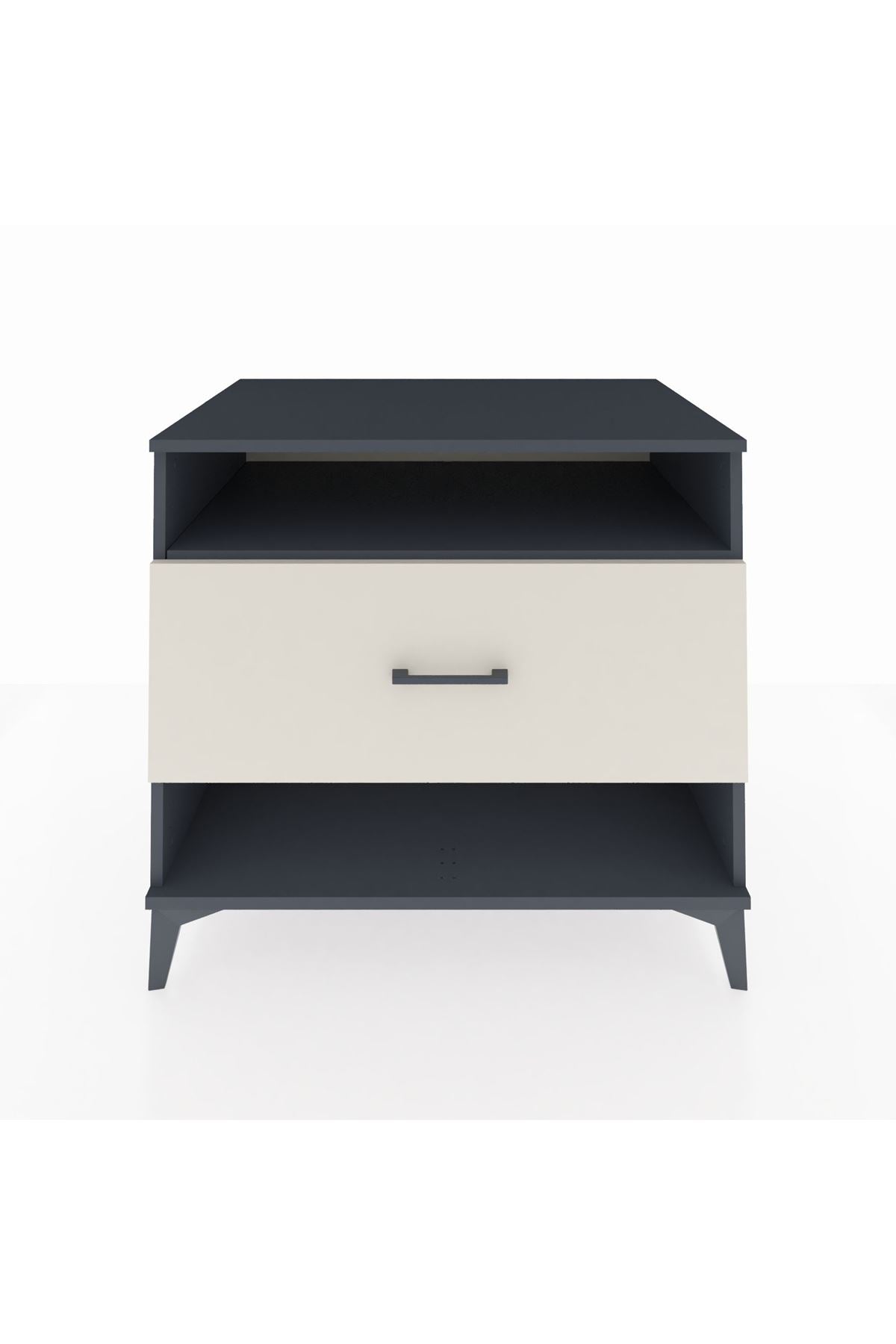 Kronos Şifonyer Tek Raflı Tek Çekmeceli 88x59x80 Antrasit-Aytaşı