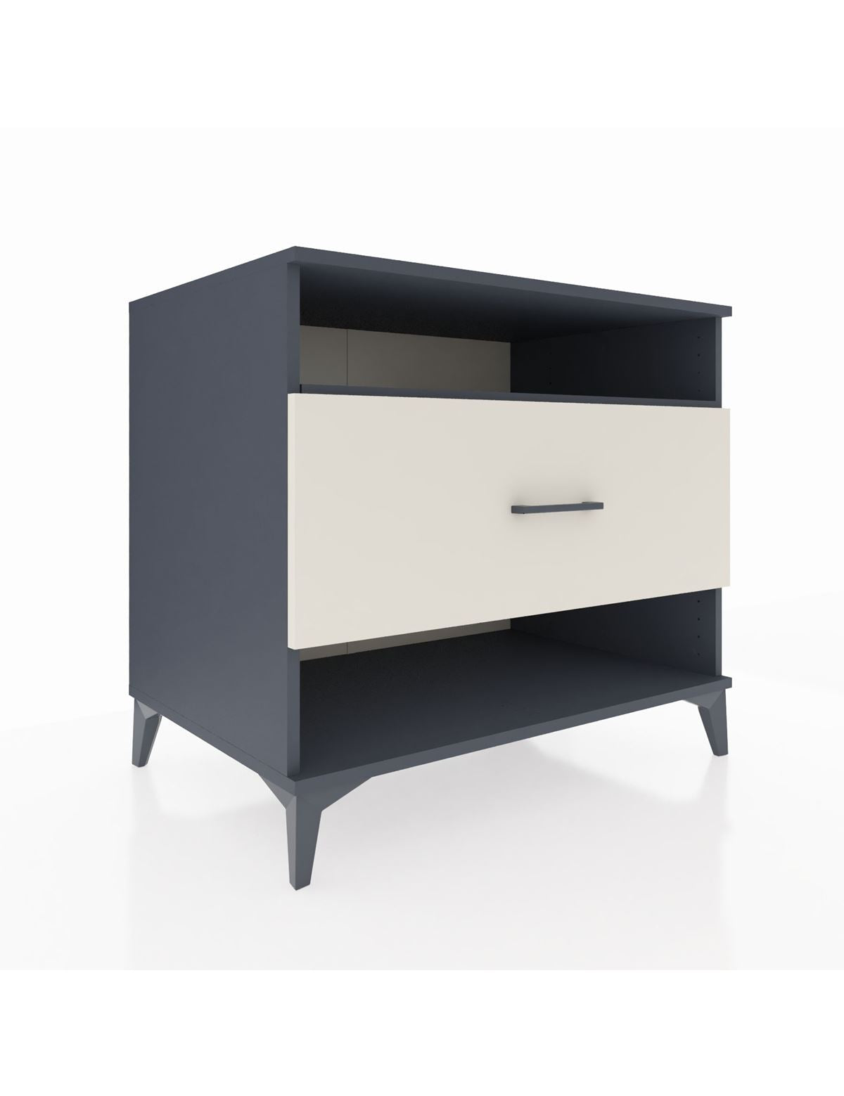 Kronos Şifonyer Tek Raflı Tek Çekmeceli 88x59x80 Antrasit-Aytaşı