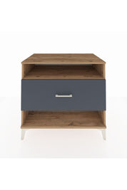 Kronos Şifonyer Tek Raflı Tek Çekmeceli 88x59x80 Çam-Antrasit