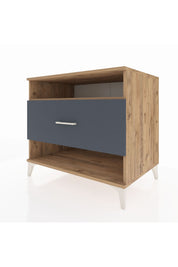 Kronos Şifonyer Tek Raflı Tek Çekmeceli 88x59x80 Çam-Antrasit