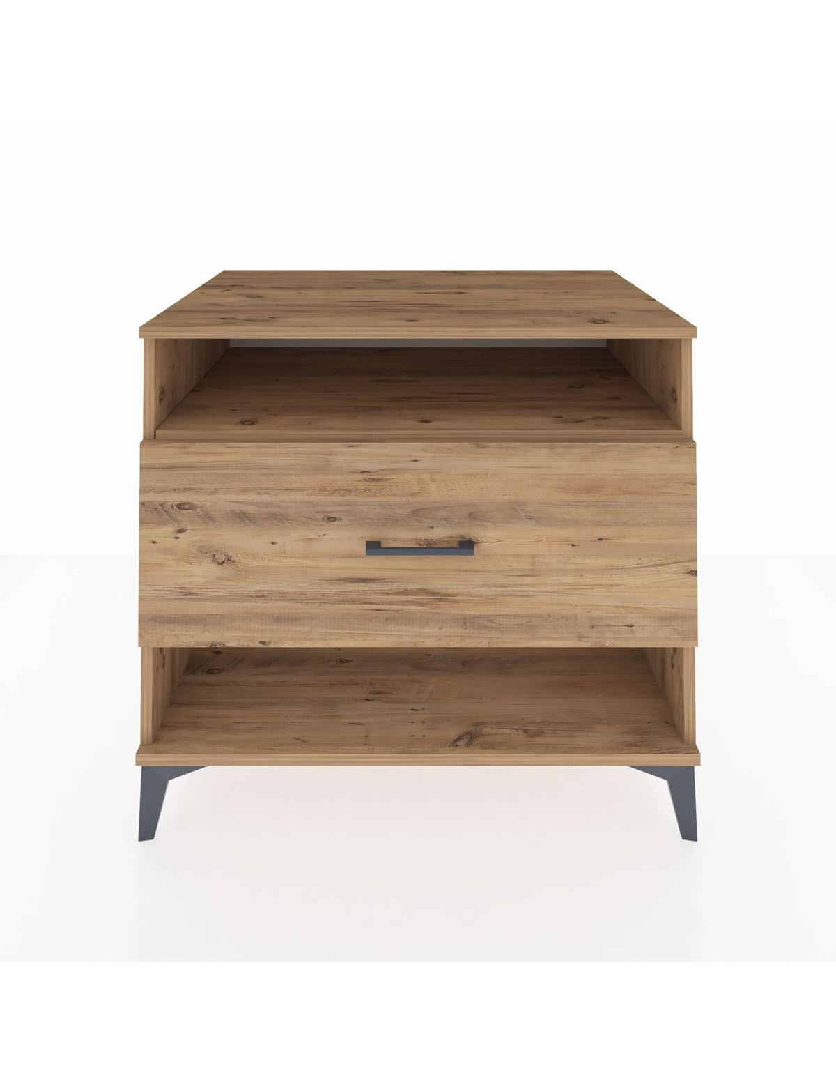 Kronos Şifonyer Tek Raflı Tek Çekmeceli 88x59x80 Çam-Çam