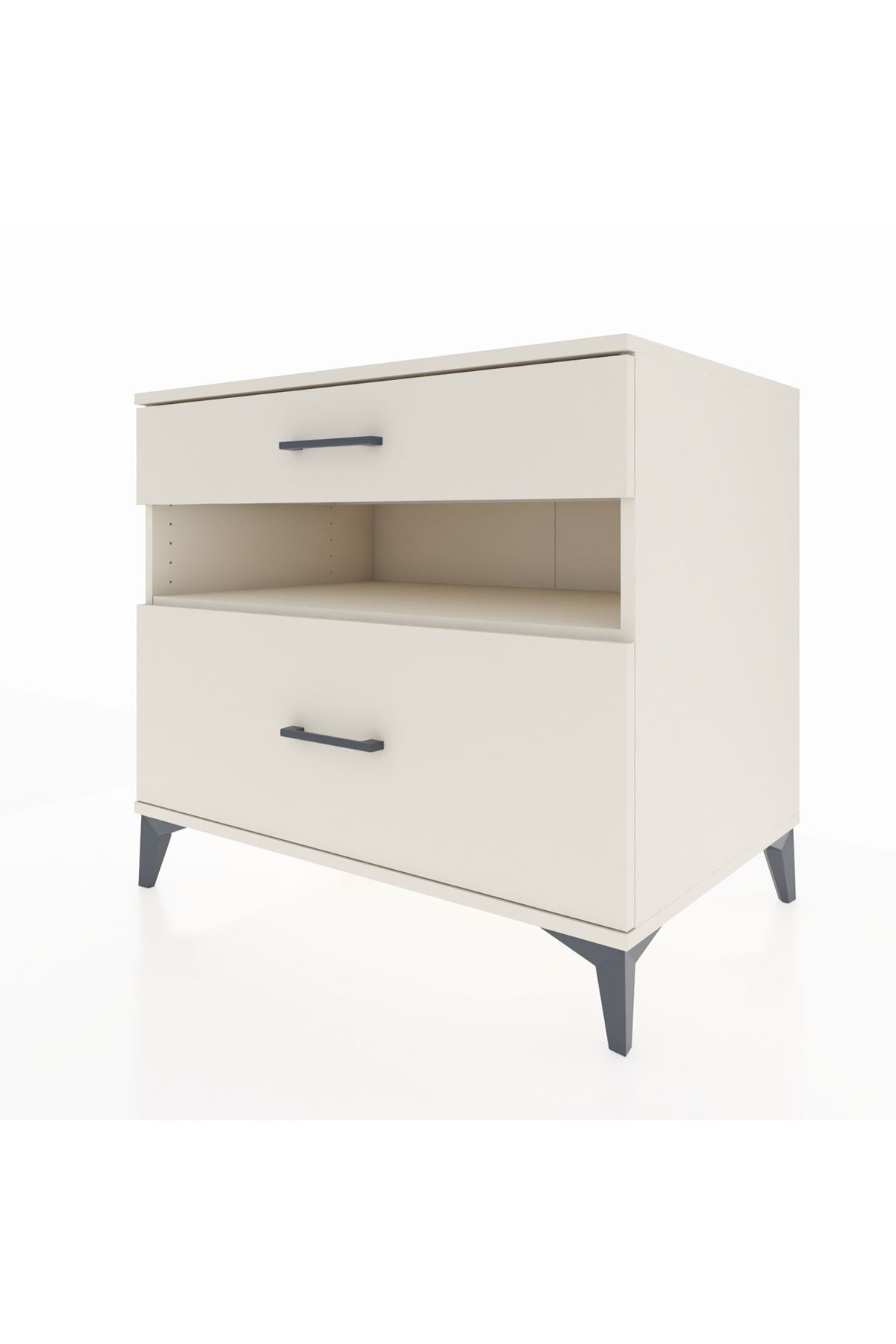 Kronos Şifonyer Tek Raflı 2 Çekmeceli 88x59x80 Aytaşı-Aytaşı