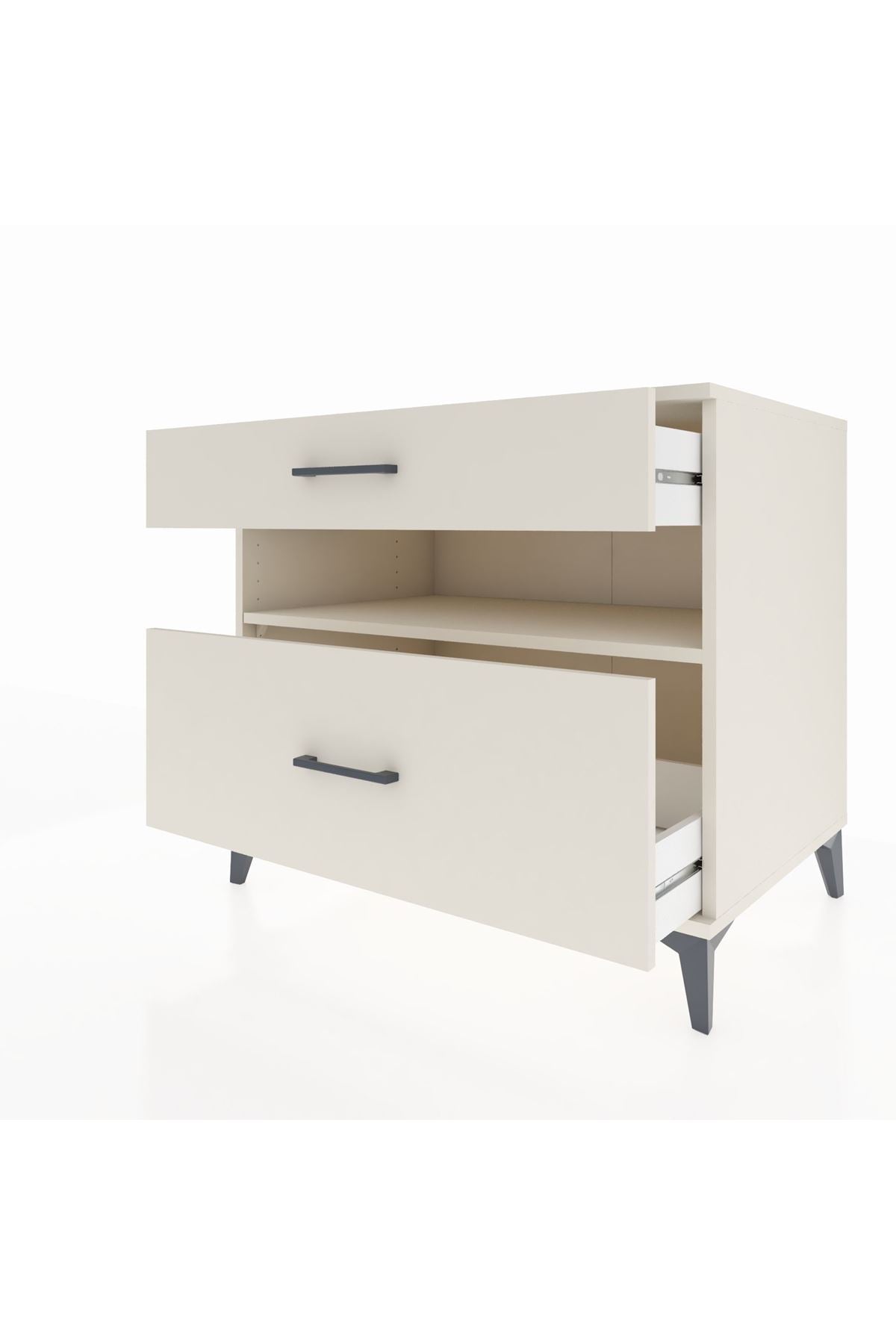 Kronos Şifonyer Tek Raflı 2 Çekmeceli 88x59x80 Aytaşı-Aytaşı