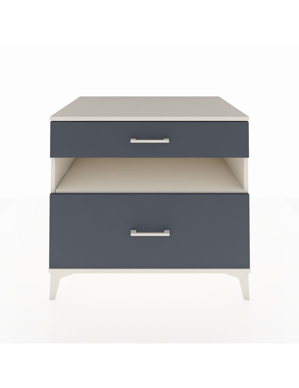 Kronos Şifonyer Tek Raflı 2 Çekmeceli 88x59x80 Aytaşı-Antrasit