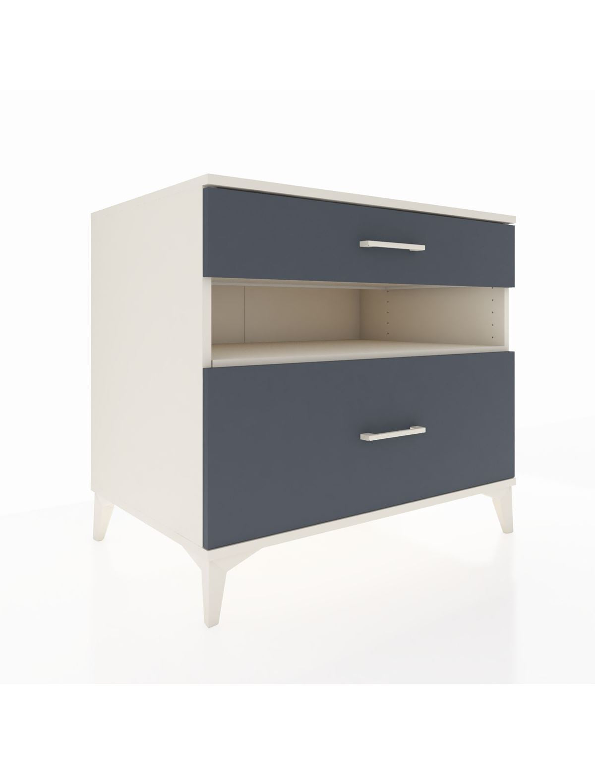 Kronos Şifonyer Tek Raflı 2 Çekmeceli 88x59x80 Aytaşı-Antrasit