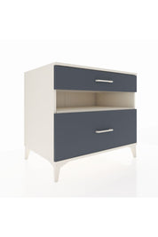 Kronos Şifonyer Tek Raflı 2 Çekmeceli 88x59x80 Aytaşı-Antrasit