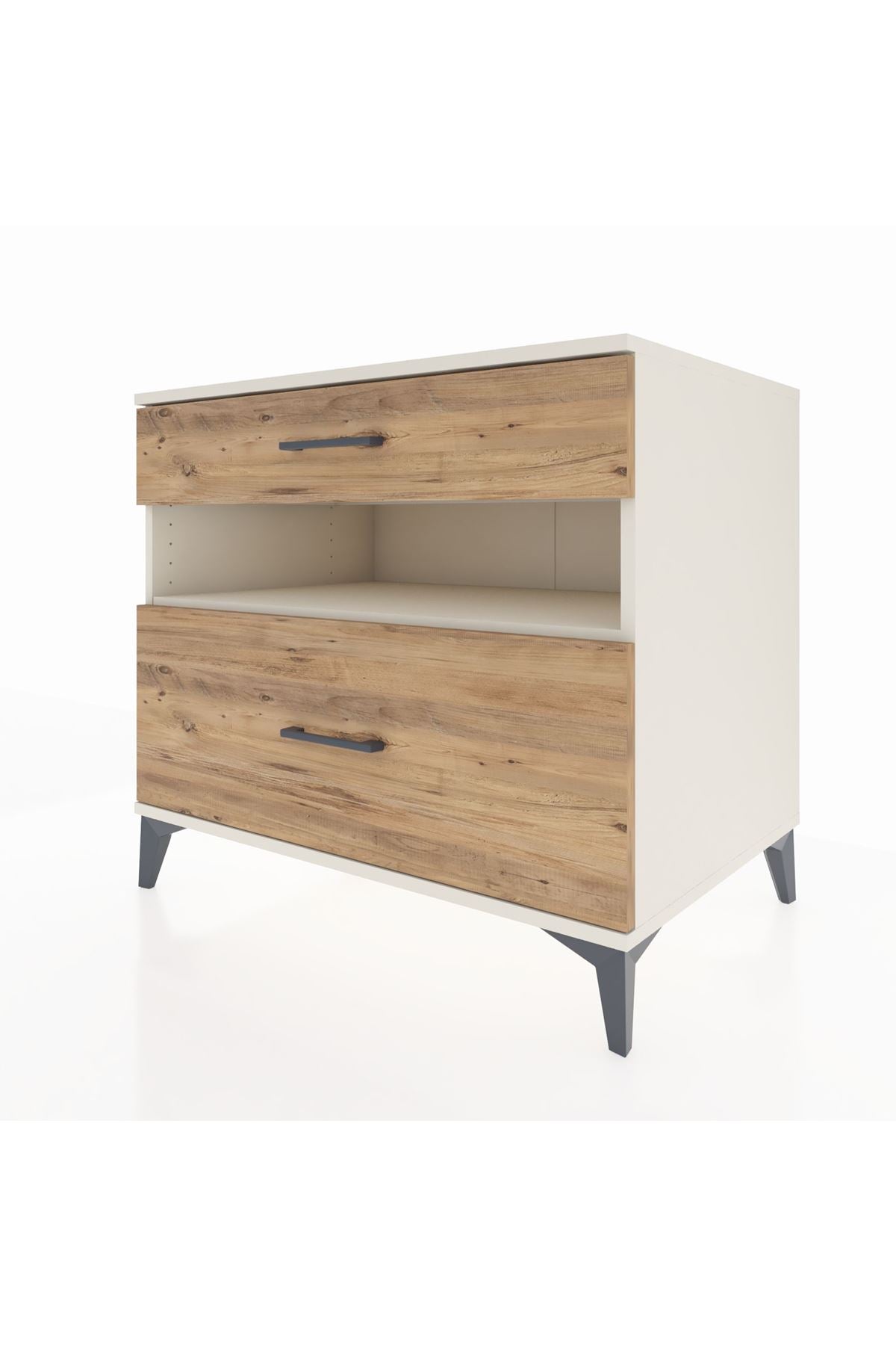 Kronos Şifonyer Tek Raflı 2 Çekmeceli 88x59x80 Aytaşı-Çam