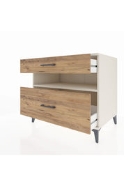 Kronos Şifonyer Tek Raflı 2 Çekmeceli 88x59x80 Aytaşı-Çam